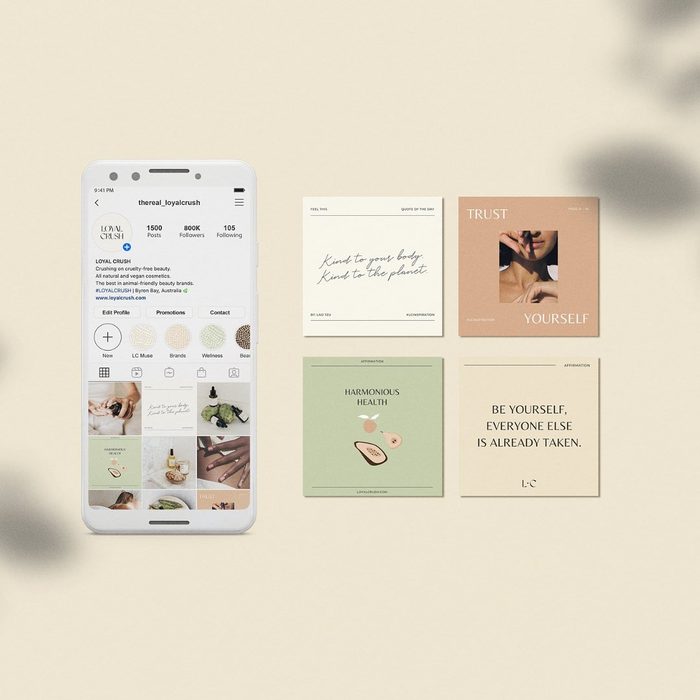 Graphic design for social and print collateral