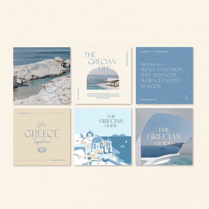 The Grecian Guide Instagram post by Studio Loock